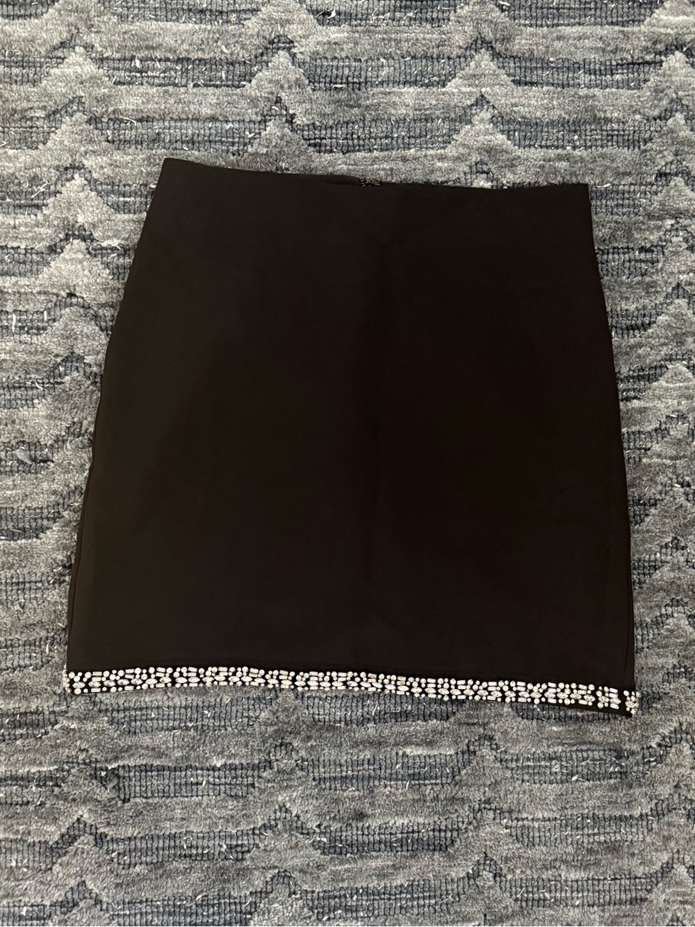 Ann Taylor Crystal-Embellished Hem A-Line Skirt, 4P